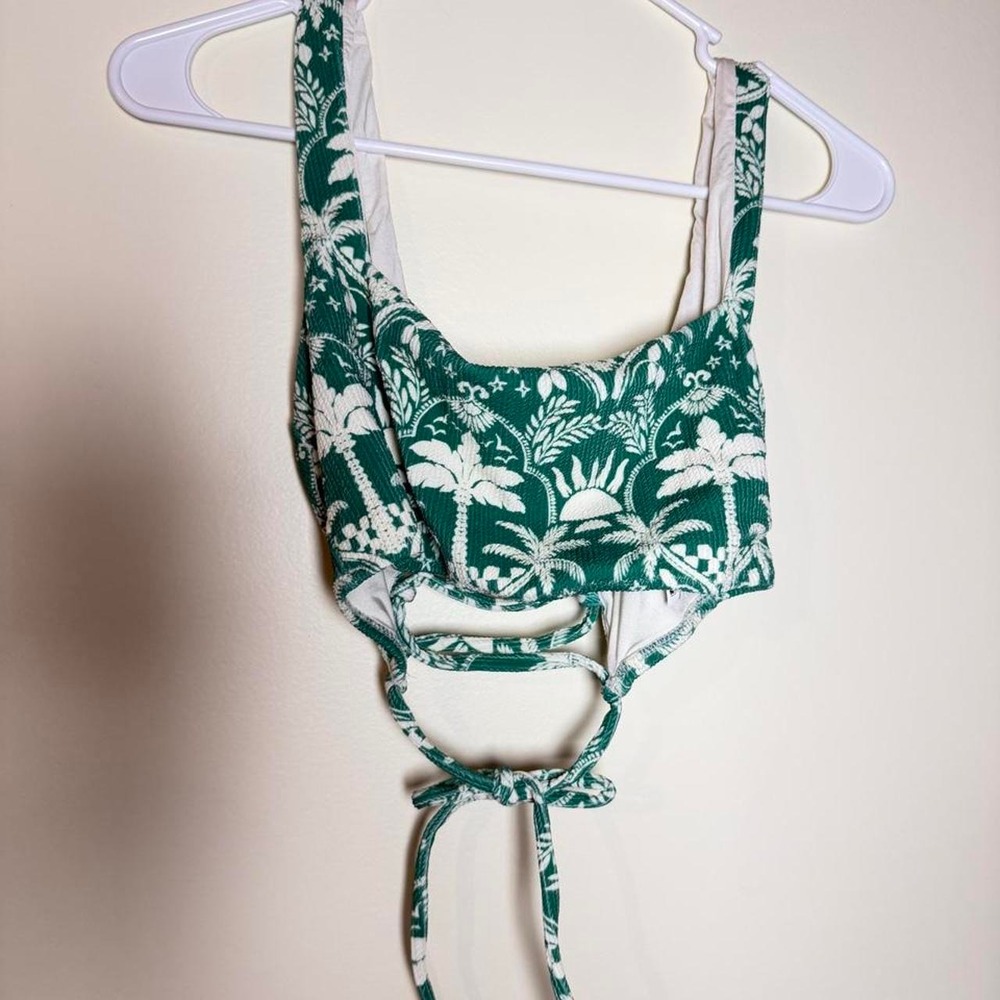 Show me your Mumu large tropical print bikini tie knot
